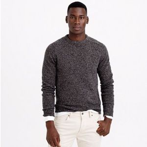 J. Crew dark blue lambswool crewneck sweater